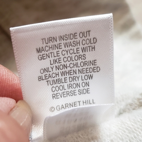 Garnet Hill Cardigan Women's Gray L Oversized Relaxed Athleisure Comfy Sweater - Picture 13 of 14